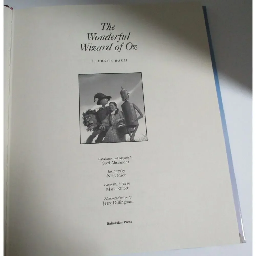 The Wonderful Wizard Of Oz L. Frank Baum Hardcover 2003
